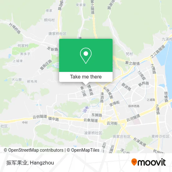 振军果业 map