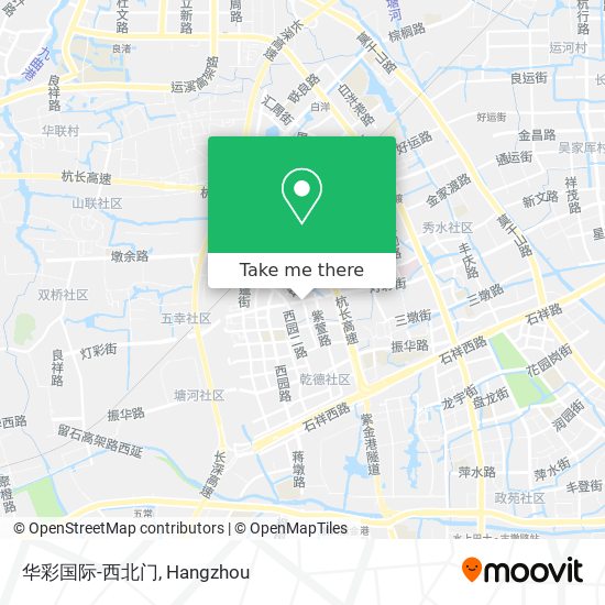 华彩国际-西北门 map