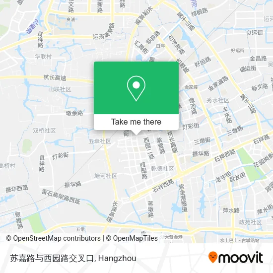 苏嘉路与西园路交叉口 map