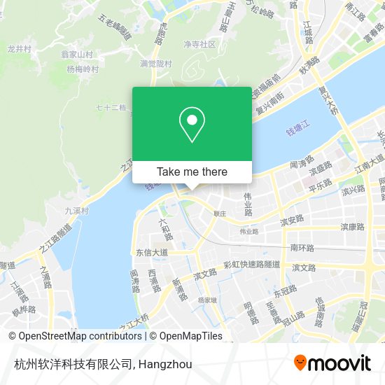 杭州软洋科技有限公司 map