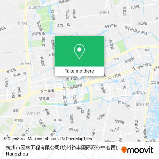 杭州市园林工程有限公司(杭州裕丰国际商务中心西) map