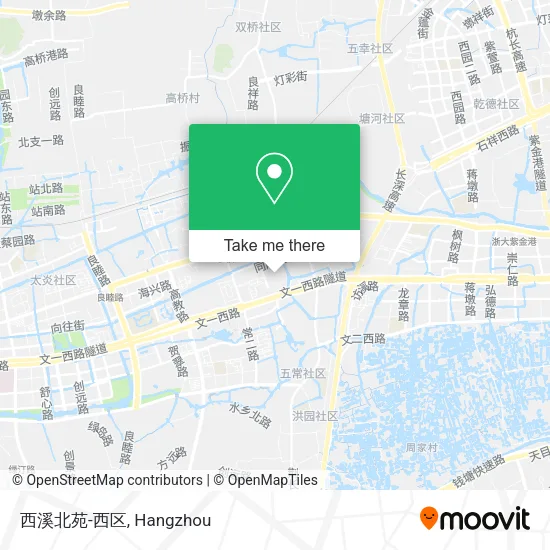 西溪北苑-西区 map