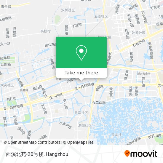 西溪北苑-20号楼 map