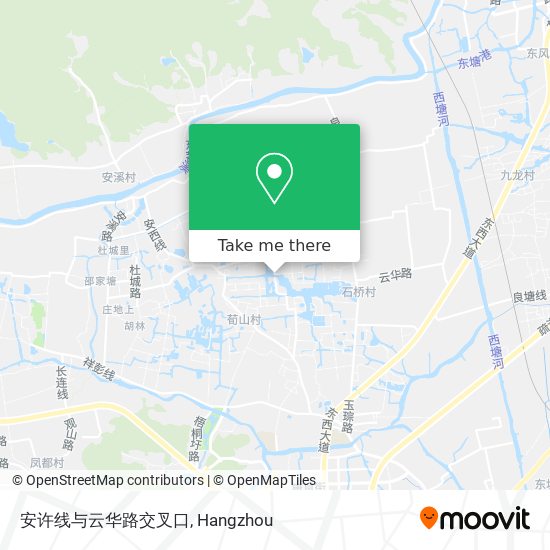 安许线与云华路交叉口 map