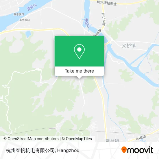 杭州春帆机电有限公司 map