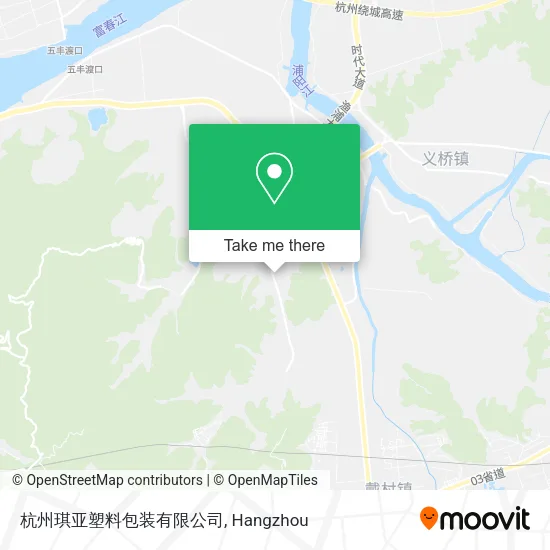 杭州琪亚塑料包装有限公司 map