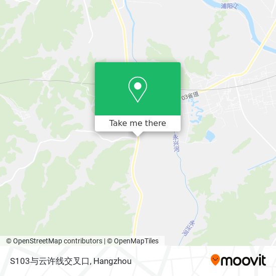 S103与云许线交叉口 map