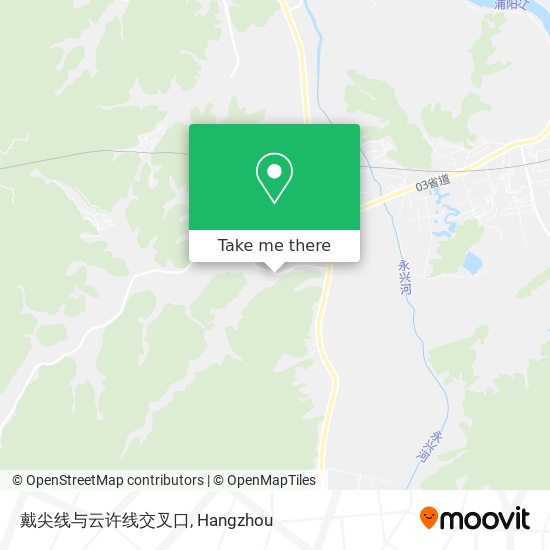 戴尖线与云许线交叉口 map