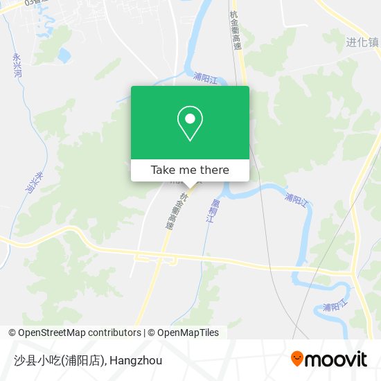 沙县小吃(浦阳店) map