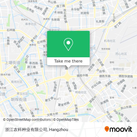 浙江农科种业有限公司 map