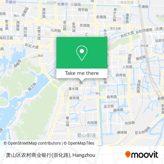 萧山区农村商业银行(崇化路) map