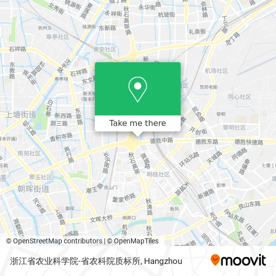 浙江省农业科学院-省农科院质标所 map
