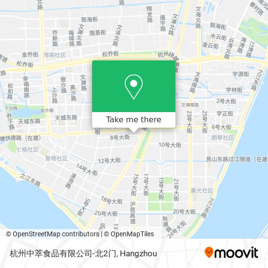 杭州中萃食品有限公司-北2门 map