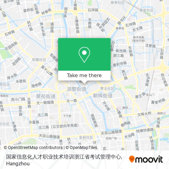 国家信息化人才职业技术培训浙江省考试管理中心 map