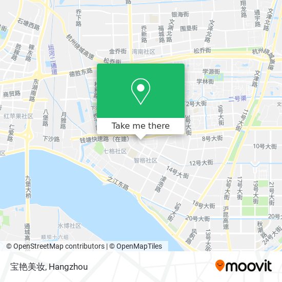 宝艳美妆 map