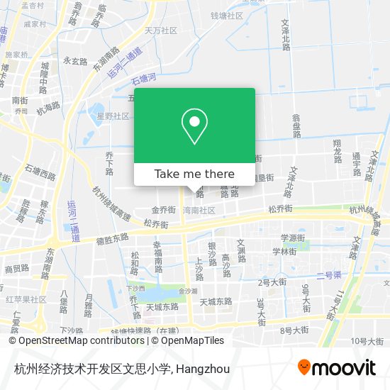 杭州经济技术开发区文思小学 map