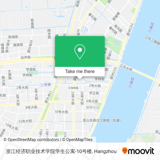 浙江经济职业技术学院学生公寓-10号楼 map