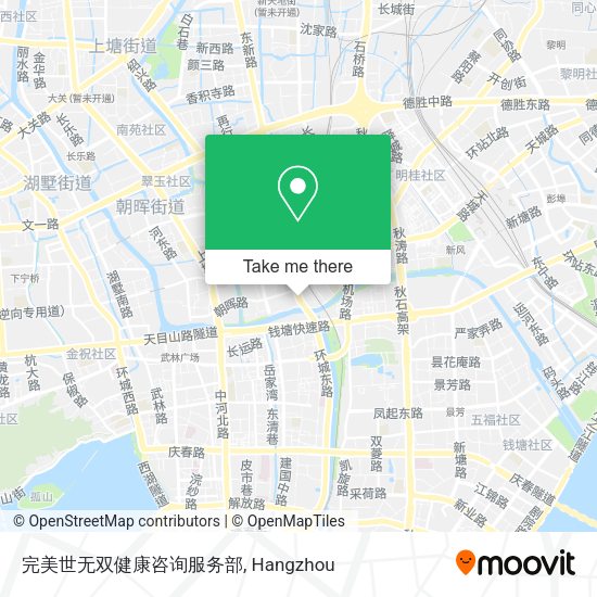 完美世无双健康咨询服务部 map