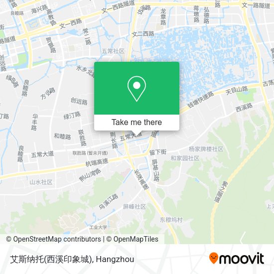 艾斯纳托(西溪印象城) map