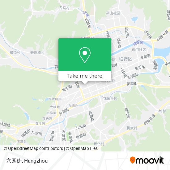 六园街 map