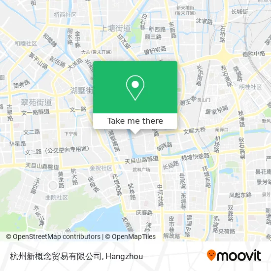 杭州新概念贸易有限公司 map