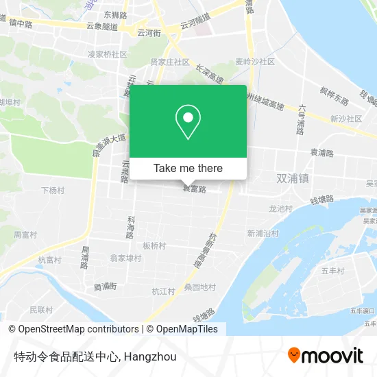 特动令食品配送中心 map