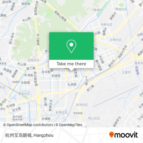 杭州宝岛眼镜 map