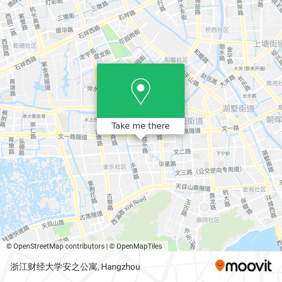 浙江财经大学安之公寓 map