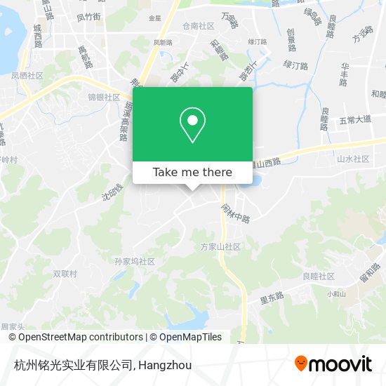 杭州铭光实业有限公司 map