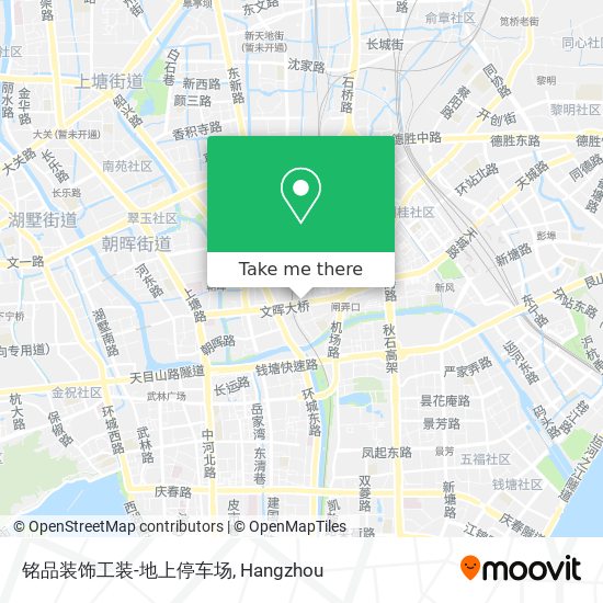 铭品装饰工装-地上停车场 map