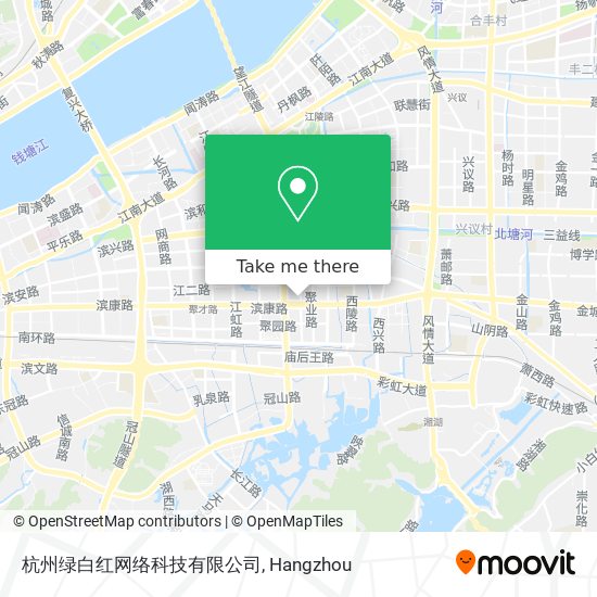 杭州绿白红网络科技有限公司 map