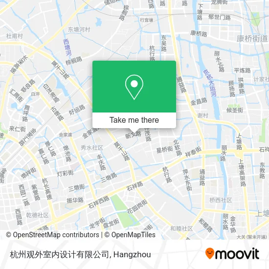 杭州观外室内设计有限公司 map