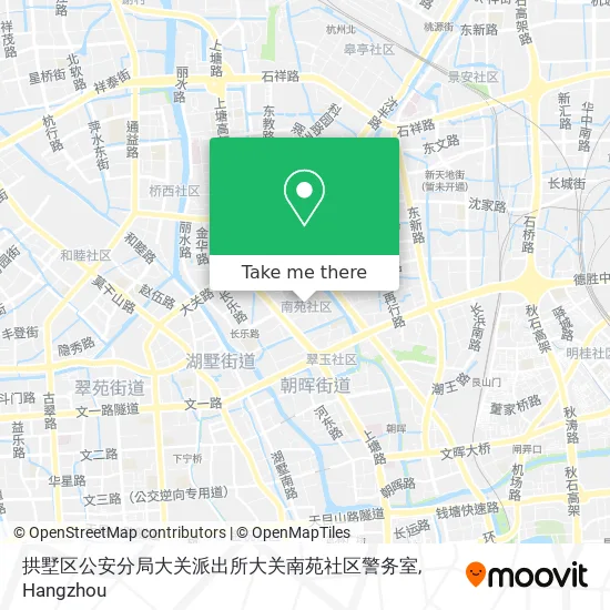 拱墅区公安分局大关派出所大关南苑社区警务室 map