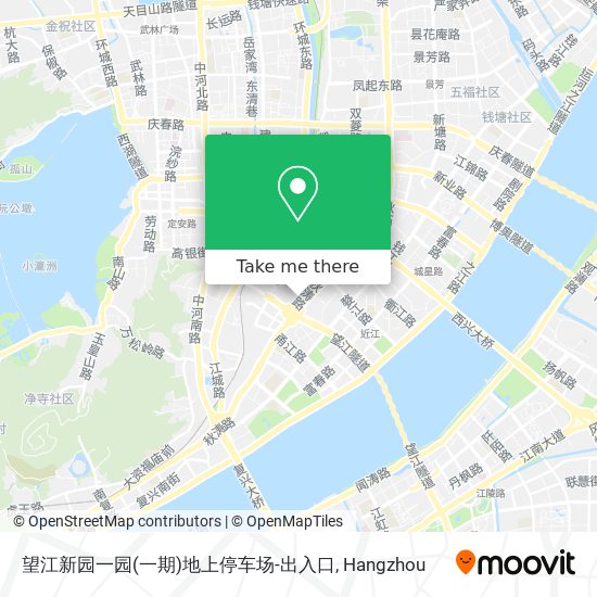 望江新园一园(一期)地上停车场-出入口 map