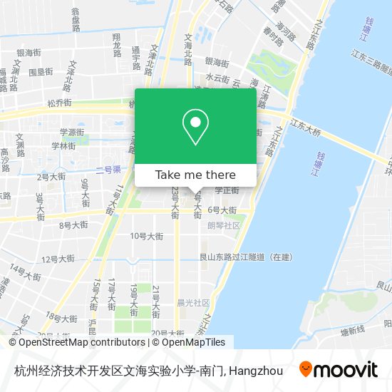 杭州经济技术开发区文海实验小学-南门 map