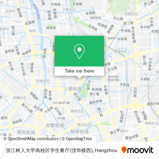 浙江树人大学南校区学生餐厅(强华楼西) map