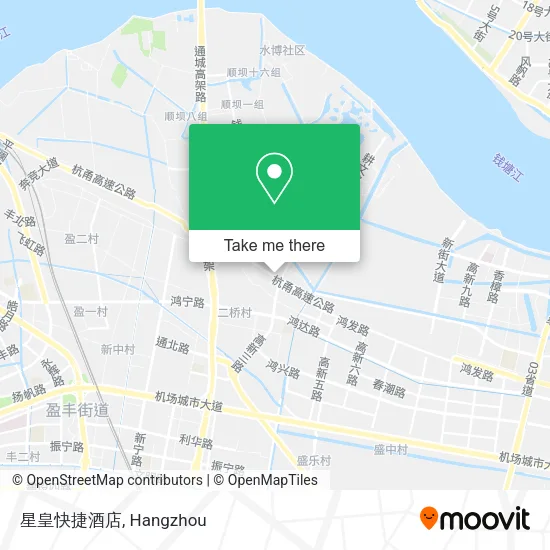 星皇快捷酒店 map