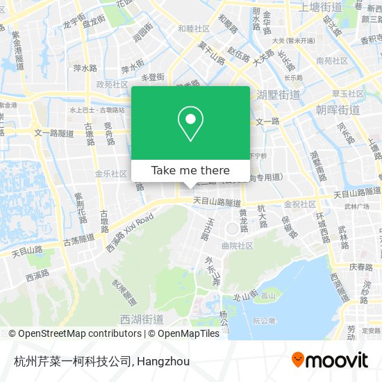 杭州芹菜一柯科技公司 map