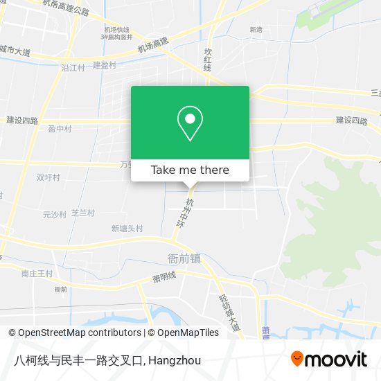 八柯线与民丰一路交叉口 map