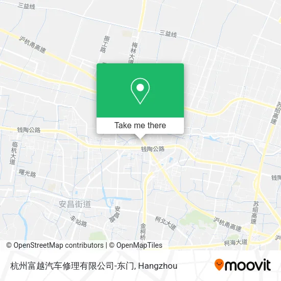 杭州富越汽车修理有限公司-东门 map