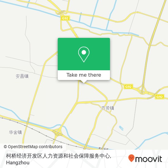 柯桥经济开发区人力资源和社会保障服务中心 map