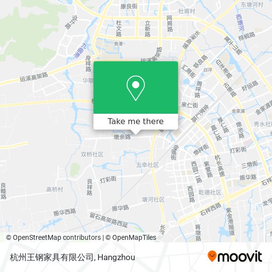 杭州王钢家具有限公司 map