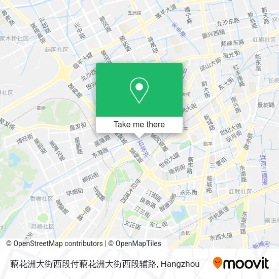 藕花洲大街西段付藕花洲大街西段辅路 map