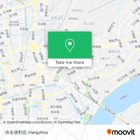 倍全便利店 map