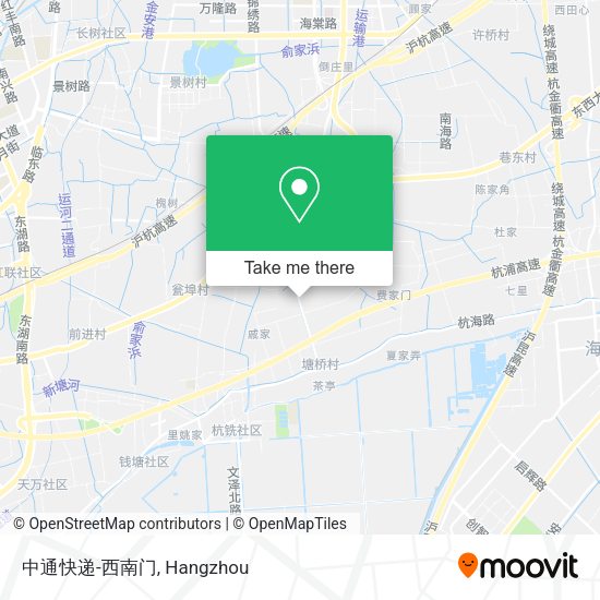 中通快递-西南门 map