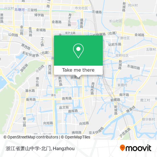 浙江省萧山中学-北门 map