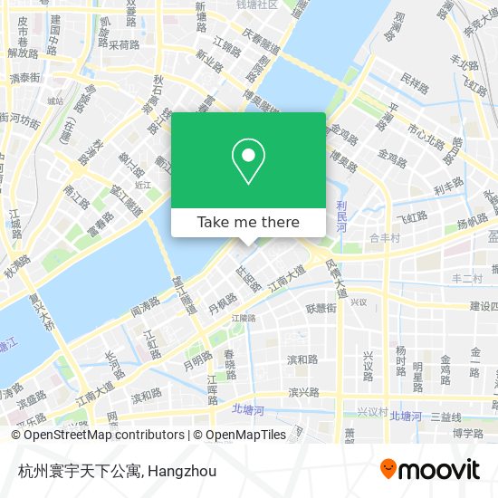 杭州寰宇天下公寓 map