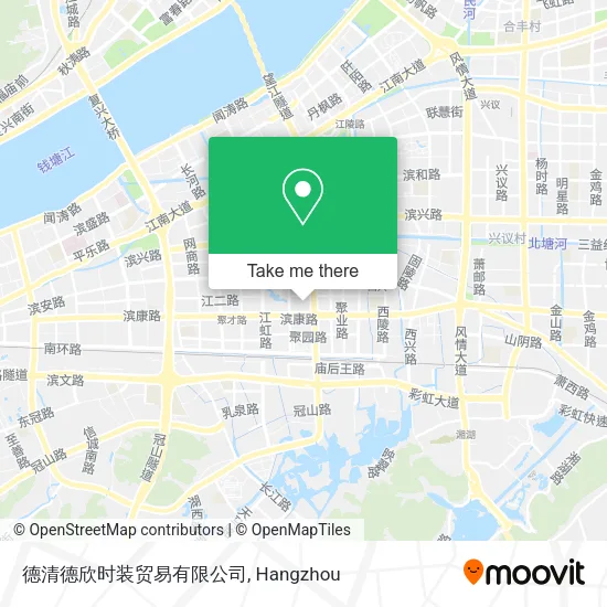 德清德欣时装贸易有限公司 map