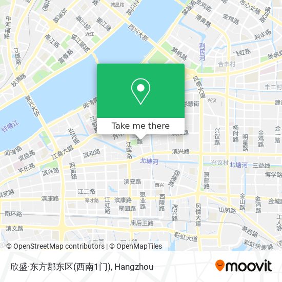 欣盛·东方郡东区(西南1门) map