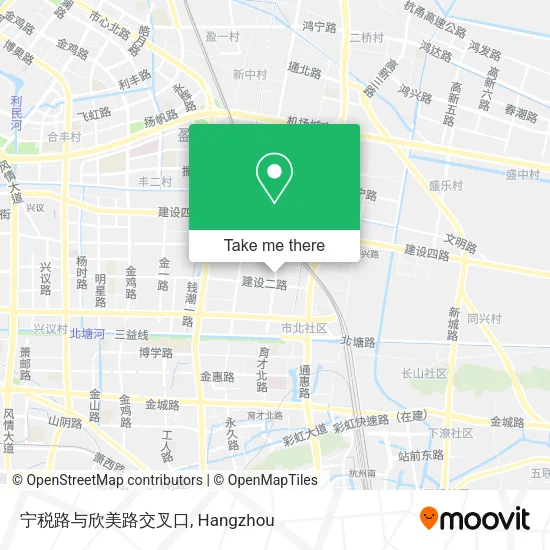 宁税路与欣美路交叉口 map